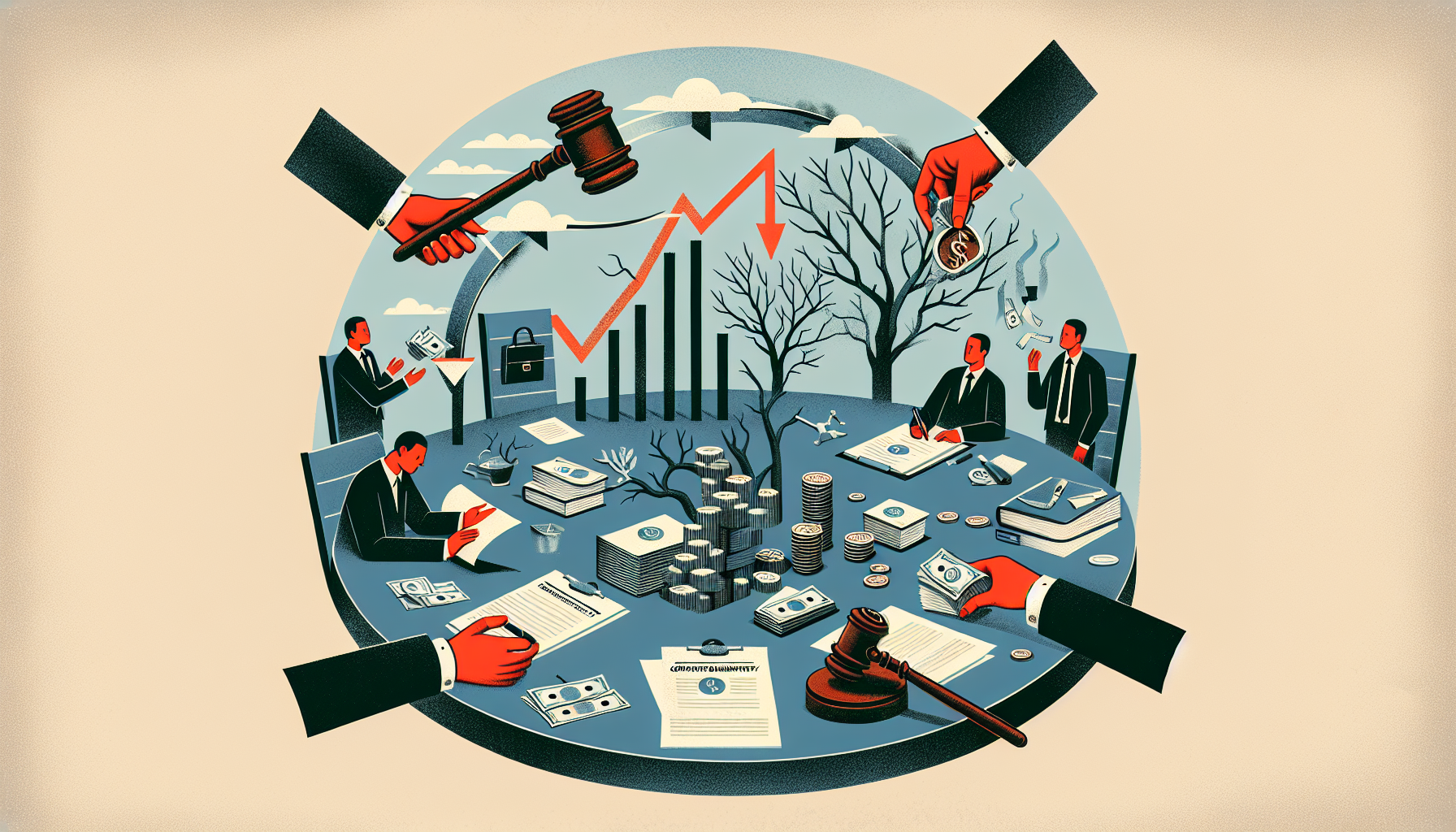 Процесс банкротства организаций