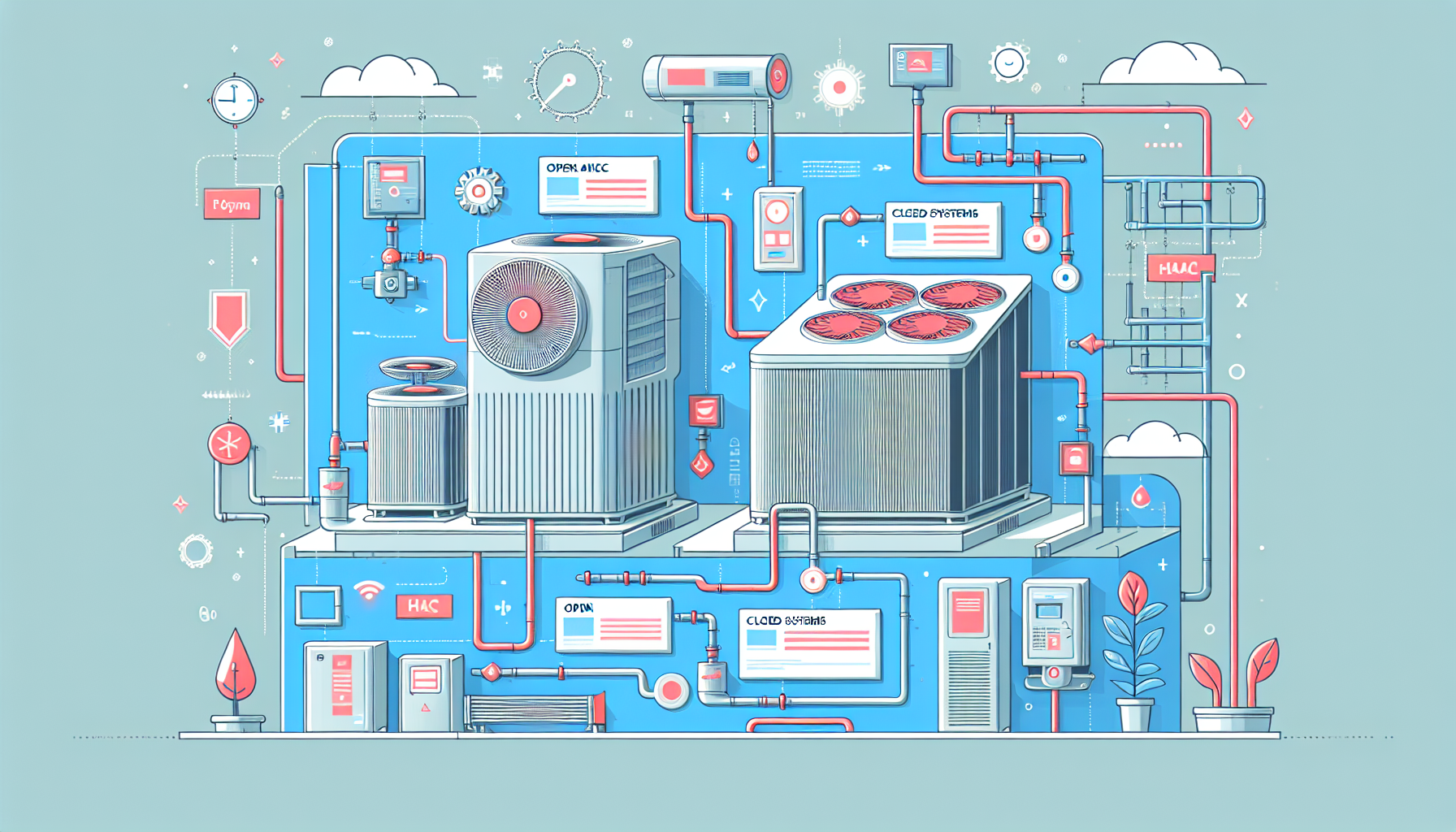 Типы СВХ: открытые и закрытые системы